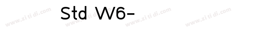 モトヤ丸アポロ Std W6字体转换